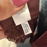 Aerie Maroon Red Lace Bra Bralette Padded Adjustable Ruffle 38DD Photo 6