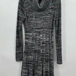 Calvin Klein  size Medium gray black turtleneck sweater‎ dress long sleeve Photo 0