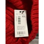The Limited  Womens Long Sleeve Cowl Neck Knit Sweater Red  Small Pockets 2x New Photo 3