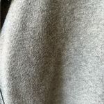 THML Fringe Trim Heather Gray Open Front Cardigan Sweater, Sz L Photo 10