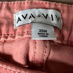 Ava & Viv  Women's Plus Size Coral High-Rise Straight Pants - Size 20W - NWT Photo 1
