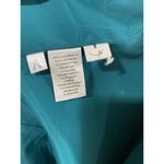 Ann Taylor Teal Drop Waist Dress 8 | 3/4 Sleeve Work Office Career Zip Skirt Green Photo 9