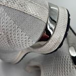 Urban Sport size 8 by J/Slides Woman’s silver reptile print . White Photo 8