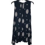 Free People  Retro Medallion Tree Swing Tunic Dress Black Small Photo 7