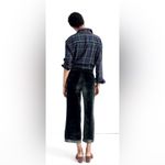 Madewell  Green Velvet Huston Pants Size Large Comfortable Wide Leg Lagenlook Photo 4