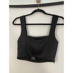 Lulus NWT Black Square Neck Sleeveless Crop Top Size Small Photo 4
