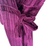 Topshop  Ribbed Wine Wrap Dress Long Sleeves Photo 5