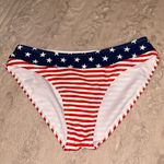 Pink Lily Red, White, & Blue swim bottoms in size XL •  Photo 0