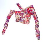 Nicholas Mira Long Sleeve Asymmetric Top Size 6 + Mabel Midi Skirt Size 2 Pink Photo 4