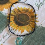 Teardrop Pendant Necklace with Black Cord Photo 0