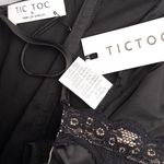 Tic Toc TIC‎ TOC Womens Corset Top Size S Black Lace Bustier Y2K Lingerie Coquette Party Photo 6