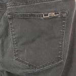 LRL Ralph Lauren Jeans Co Womens Black skinny Mid Rise Stretch Denim Jean Sz 6 Photo 4