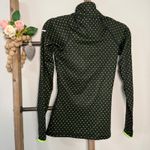 Nike Pro Long Sleeve 1/4 Zip Green Pullover Sweatshirt Size X Small Photo 3