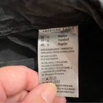 American Eagle Super High Rise Baggy Wide Leg Pants Black Size 4 Regular Photo 5