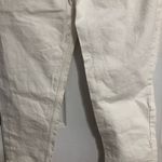 ASOS high rise cream jeans baggy women’s size 34 x 32 100% cotton Photo 8