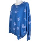 Disney Mickey Mouse & Stars Blue Pullover Crewneck Sweatshirt Size XL Photo 6