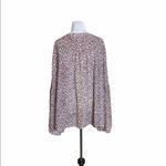 Torrid ✨  Pink Floral Print Chiffon Lace Up Top✨ Photo 4