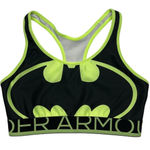 Under Armour  Batgirl Alter Ego Sports Bra Black Neon Yellow Batman Medium EUC Photo 0