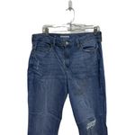 Sonoma  Skinny Distressed Knee Jeans Denim Size 14 Minimal Stretch Fit Med Wash Photo 1