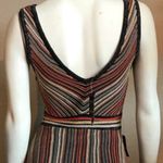 Bebe Women's Striped, V-Neck, Fit & Flare Dress Photo 6