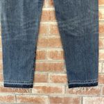 Vineyard Vines Medium Wash Straight Ankle Jeans Released Raw Hem Size 6 Photo 4