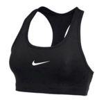 Nike Black Medium Support Non Padded Swoosh 2.0 Sports Bra Size XS Photo 0