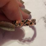 Rose Gold Black Ring Multiple Photo 1