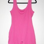 SKIMS NWT  Ribbed Scoop-Neck Romper Women's Sugar Pink Size 2X Photo 1