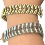 Stylish Braided Bracelets Brown Photo 0