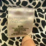 Animal Leopard Print Bath Robe Pink Trim size XL Black Photo 6