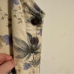 Erika Vintage  Collection Cotton Linen Floral Midi Dress Photo 6