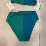 Show Me Your Mumu Teal and Blue color, black bikini swimsuit! Size small/ XS Photo 4