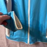 Lauren Active Ralph Lauren Blue and White Track jacket with RL Crest size Large Photo 2
