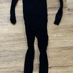 Black Knit Long Sleeve Bodysuit Photo 0