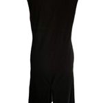 Pixie Market Textured Crepe Black Casual Shift Dress Size Small Photo 1