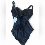 Black one piece swimsuit with built Photo 1