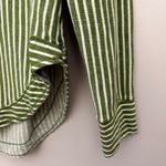Pilcro Anthropologie  Green Wharfside Striped Hoodie 100% Cotton Size M Photo 5