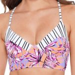 Salt + Cove LILAC Hawaii Printed Bikini Swim Top Orange Size undefined Photo 0