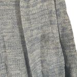 Tahari Baby Blue Linen Blend Long Sleeve Opened Front Knit Cardigan Women Sz M Photo 3