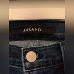 J Brand  Dark Blue Floral Dye Print Cropped Cotton Blend Jeans.      Size-2 Photo 1