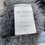 Feel the Piece  Fuzzy Cardigan Sweater‎ Black Photo 5