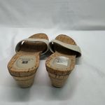 White Mountain Cream and Brown Wedge Sandals 11 W/Cork, Burlap sole
NEW Photo 2