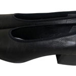 Naturalizer Black Leather Block Heel Pumps Women Size 8M EUC casual work wear Photo 0