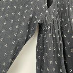 Ralph Lauren Denim & Supply Black Long Sleeve Small Print Cut Out Top Photo 2