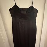 Betsey Johnson Silk size 8 100% silk dress. Black. Adjustable straps. Bow. Photo 0