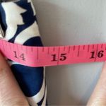 Boden Pencil Skirt Geometric Print Blue & White Blue Size 4 Photo 10