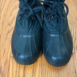 Sorel Snowlion Boots Waterproof Winter Warm Rubber black women's size 9 Photo 4