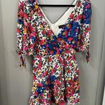 Majorelle Janelle Mini Dress in Patchwork Multi Color Floral Dress Size Small Photo 3