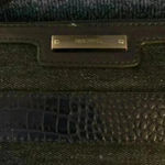 Nine West Denim and Faux Leather Clutch Wristlet (NWT) Photo 1