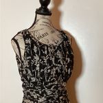 Studio 1940 Maxi Sleeveless Dress Womens 6 Black Floral Lined Tie Zipper… Photo 2